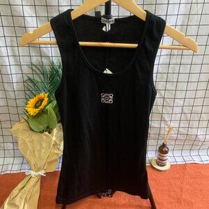 Loewe women's black shorts vest